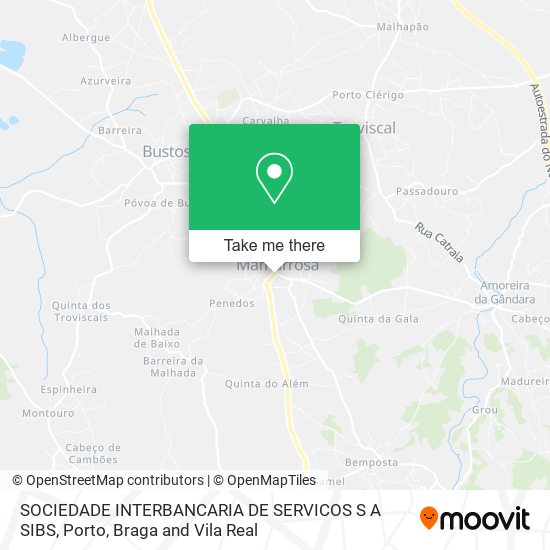 SOCIEDADE INTERBANCARIA DE SERVICOS S A SIBS mapa