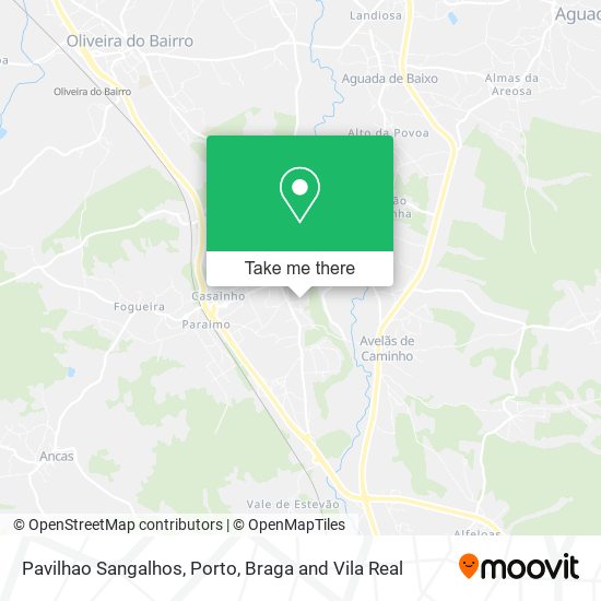 Pavilhao Sangalhos mapa