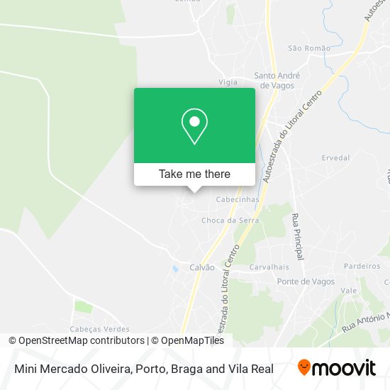 Mini Mercado Oliveira mapa