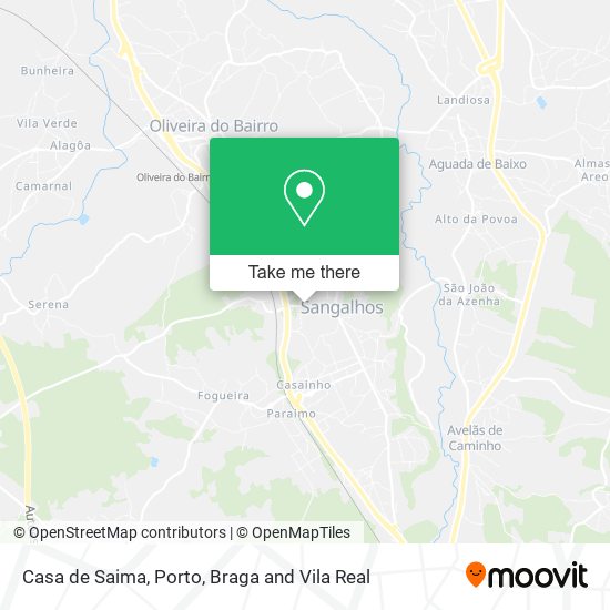 Casa de Saima mapa