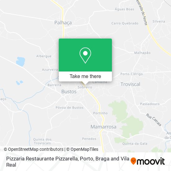 Pizzaria Restaurante Pizzarella map