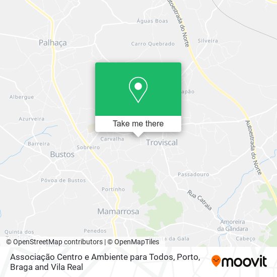 Associação Centro e Ambiente para Todos mapa