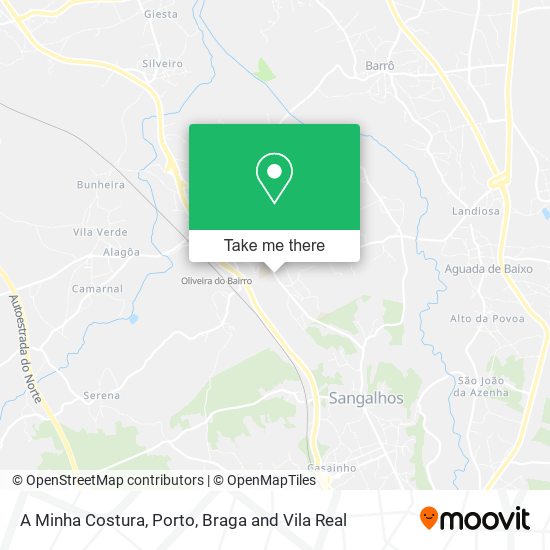 A Minha Costura mapa