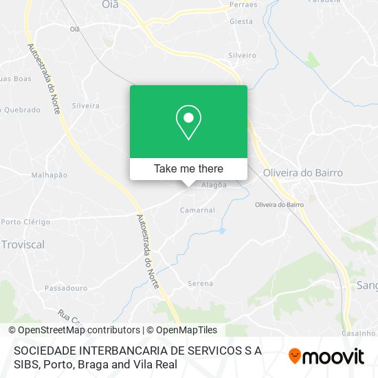 SOCIEDADE INTERBANCARIA DE SERVICOS S A SIBS map