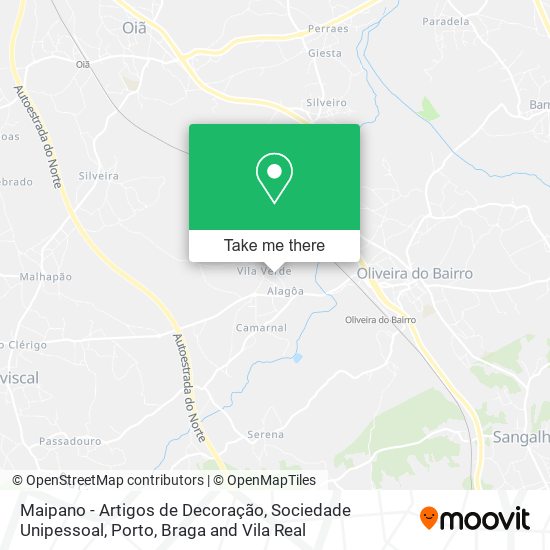 Maipano - Artigos de Decoração, Sociedade Unipessoal map
