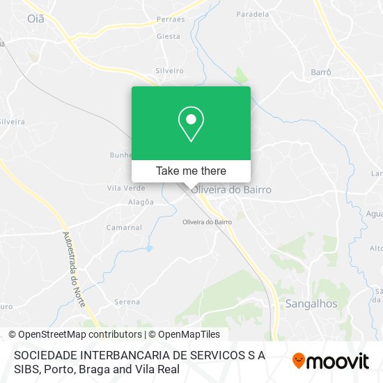 SOCIEDADE INTERBANCARIA DE SERVICOS S A SIBS map