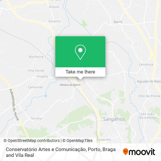 Conservatório Artes e Comunicação map