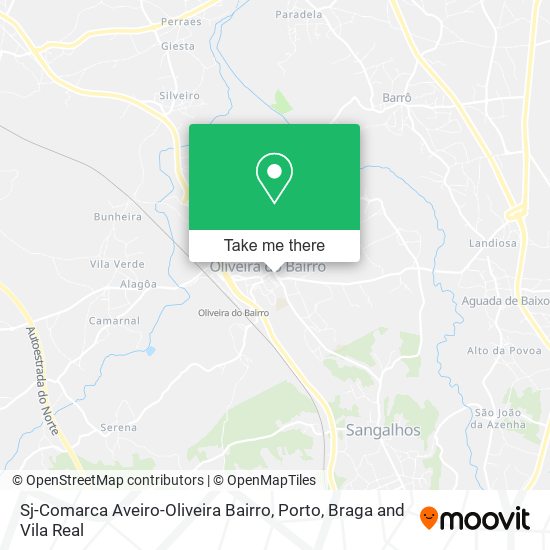 Sj-Comarca Aveiro-Oliveira Bairro map