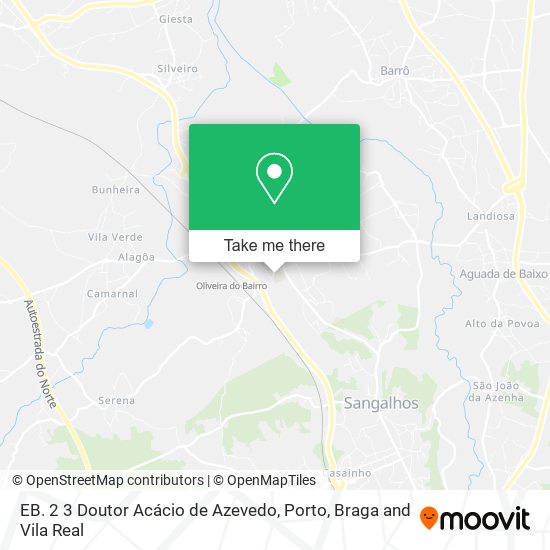 EB. 2 3 Doutor Acácio de Azevedo mapa