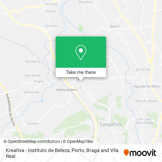 Kreativa - Instituto de Beleza map