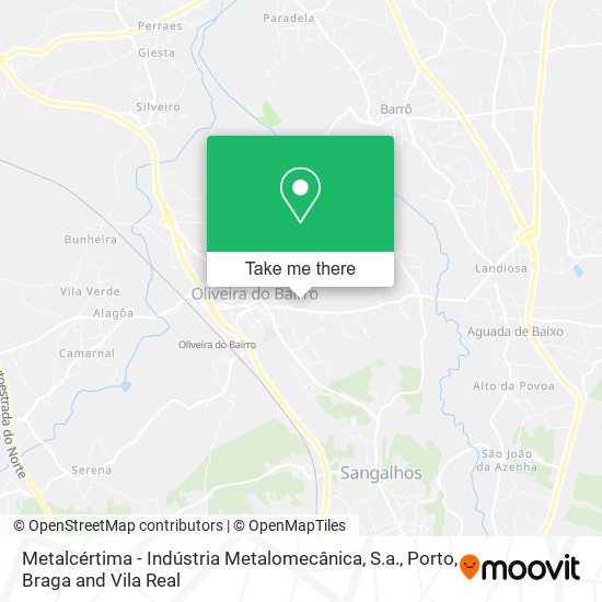 Metalcértima - Indústria Metalomecânica, S.a. map