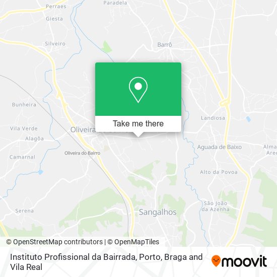 Instituto Profissional da Bairrada map