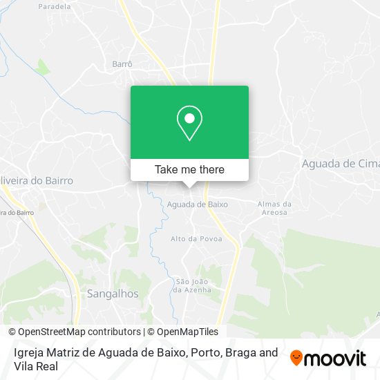 Igreja Matriz de Aguada de Baixo map