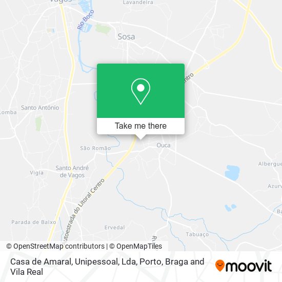 Casa de Amaral, Unipessoal, Lda mapa