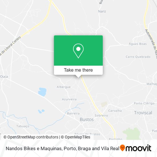 Nandos Bikes e Maquinas map