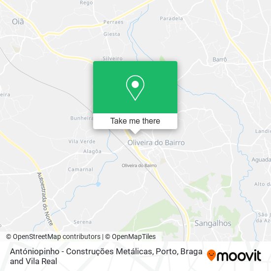 Antóniopinho - Construções Metálicas mapa