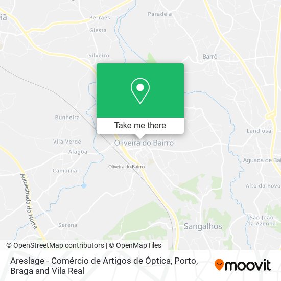 Areslage - Comércio de Artigos de Óptica mapa