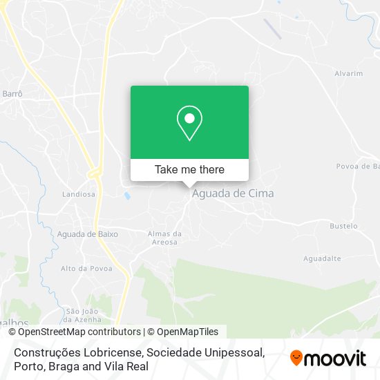 Construções Lobricense, Sociedade Unipessoal mapa