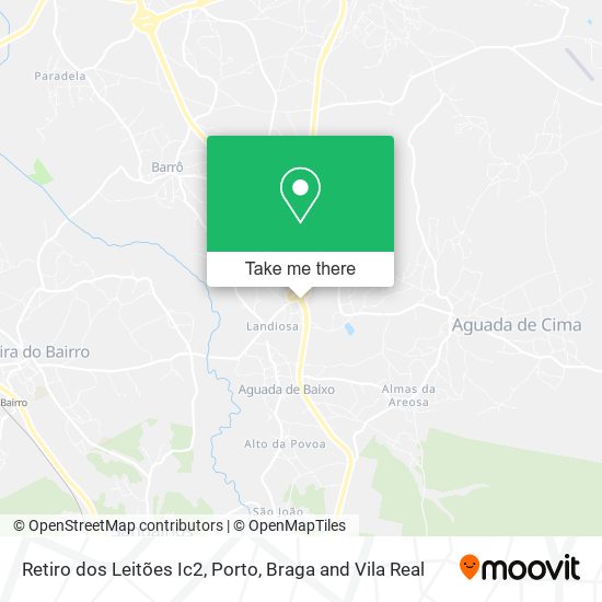 Retiro dos Leitões Ic2 map