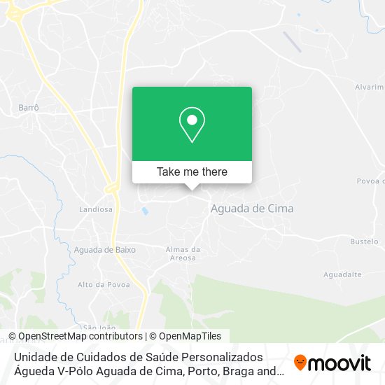 Unidade de Cuidados de Saúde Personalizados Águeda V-Pólo Aguada de Cima map