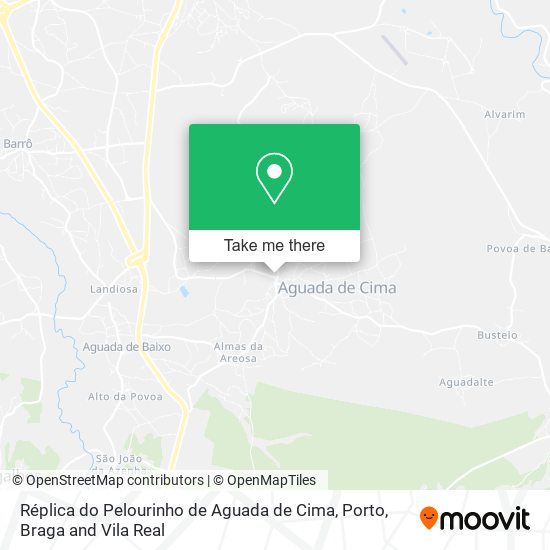 Réplica do Pelourinho de Aguada de Cima map