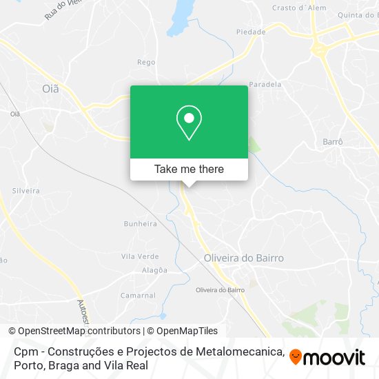 Cpm - Construções e Projectos de Metalomecanica map
