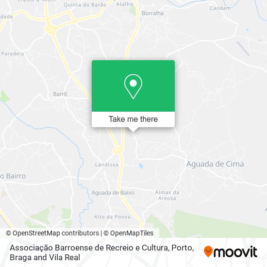 Associação Barroense de Recreio e Cultura mapa