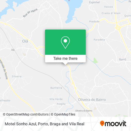 Motel Sonho Azul mapa