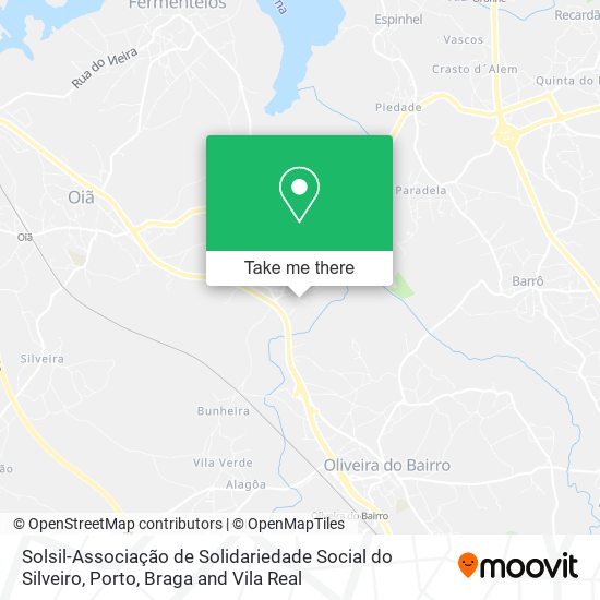 Solsil-Associação de Solidariedade Social do Silveiro map