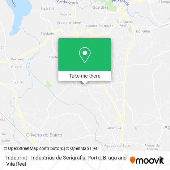 Induprint - Indústrias de Serigrafia map