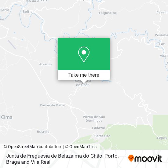 Junta de Freguesia de Belazaima do Chão map