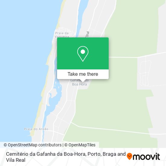 Cemitério da Gafanha da Boa-Hora mapa