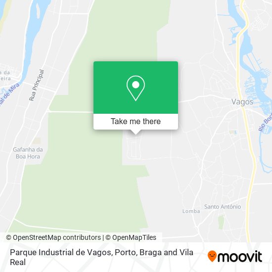 Parque Industrial de Vagos map