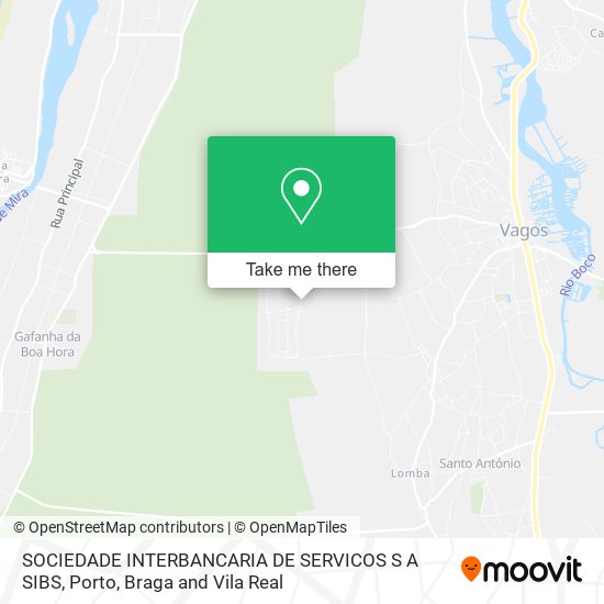 SOCIEDADE INTERBANCARIA DE SERVICOS S A SIBS mapa