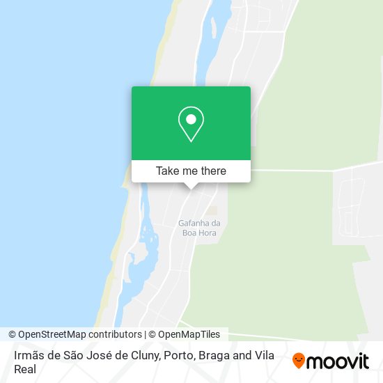 Irmãs de São José de Cluny map