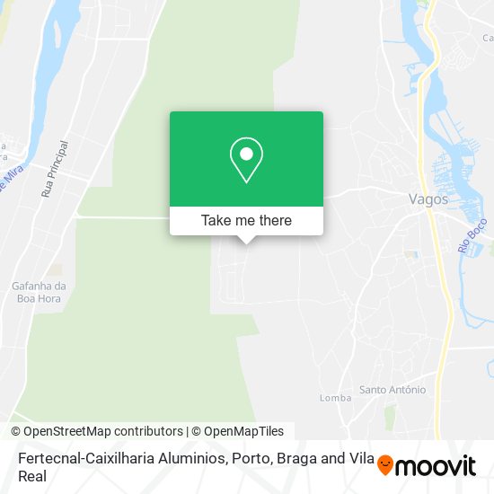 Fertecnal-Caixilharia Aluminios mapa