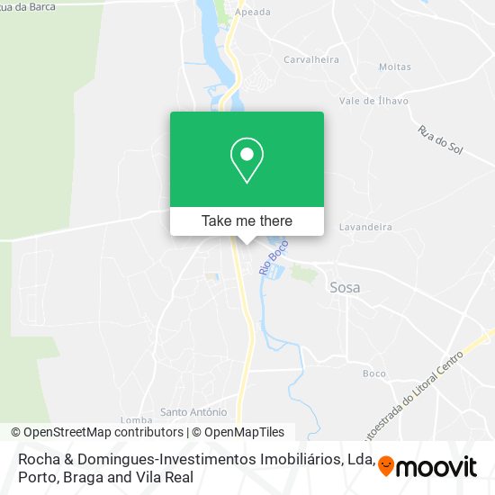 Rocha & Domingues-Investimentos Imobiliários, Lda map