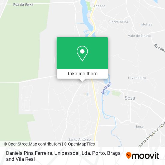 Daniela Pina Ferreira, Unipessoal, Lda map