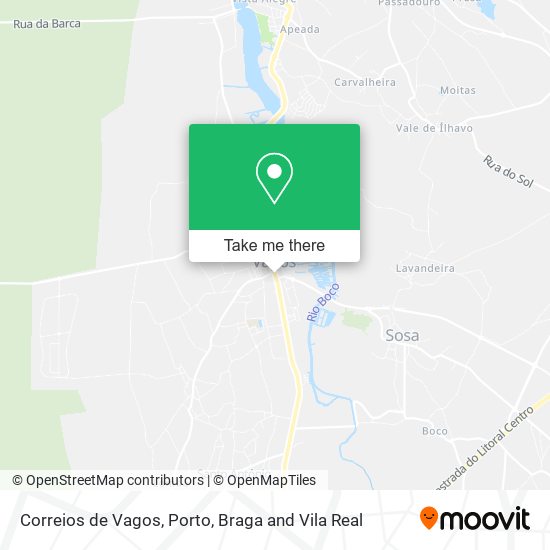 Correios de Vagos map