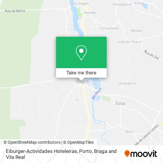 Eiburger-Actividades Hoteleiras mapa