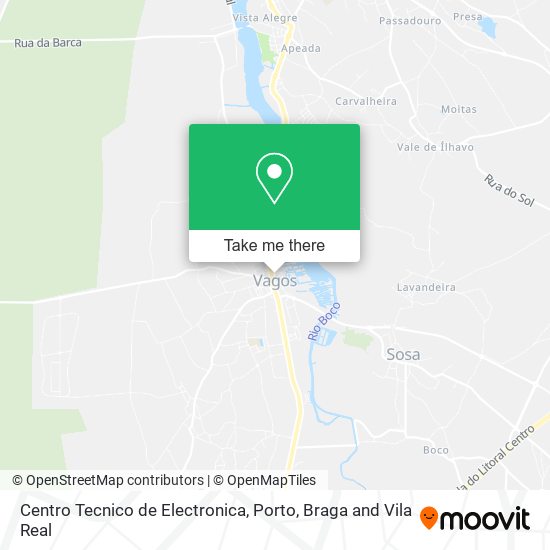 Centro Tecnico de Electronica mapa