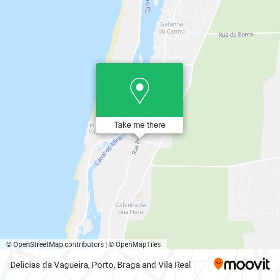 Delicias da Vagueira mapa