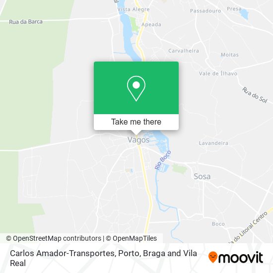 Carlos Amador-Transportes map