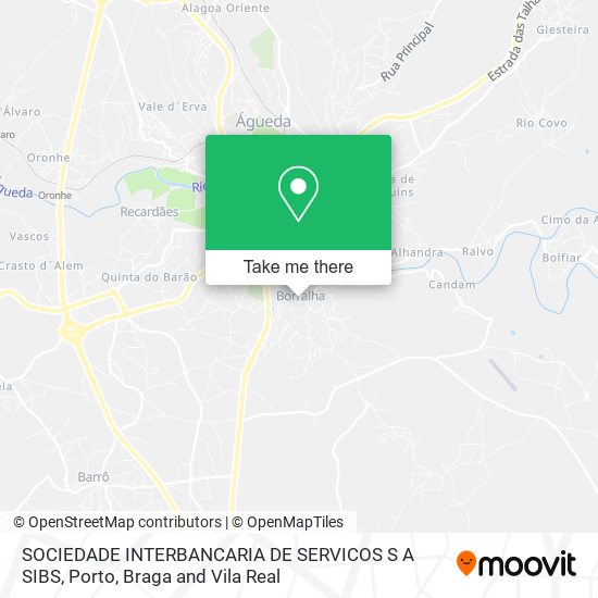 SOCIEDADE INTERBANCARIA DE SERVICOS S A SIBS map