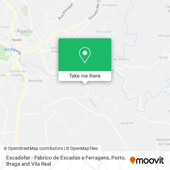 Escadofer - Fabrico de Escadas e Ferragens map