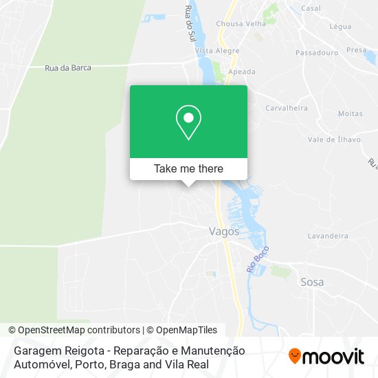 Garagem Reigota - Reparação e Manutenção Automóvel map