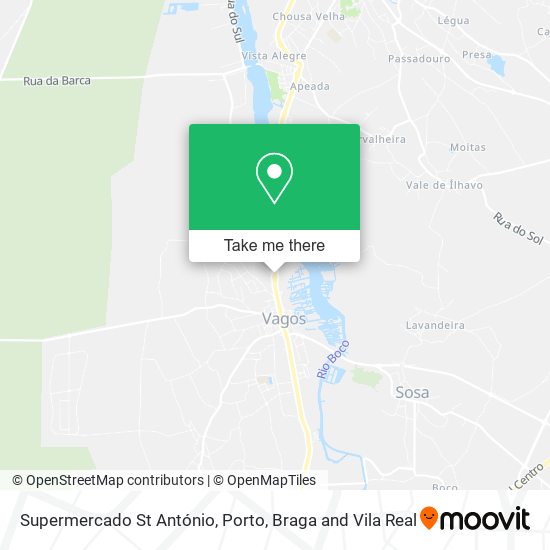 Supermercado St António mapa