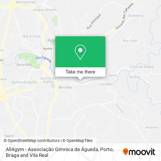 All4gym - Associação Gímnica de Águeda mapa