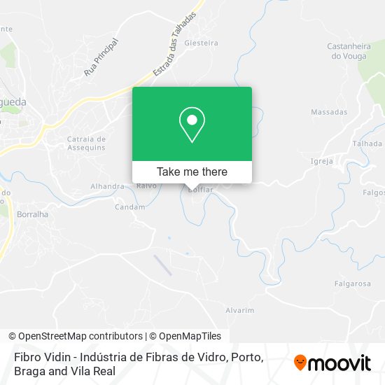 Fibro Vidin - Indústria de Fibras de Vidro mapa