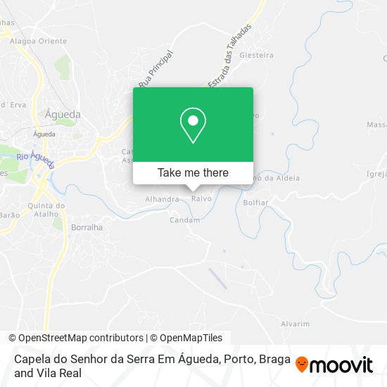 Capela do Senhor da Serra Em Águeda map